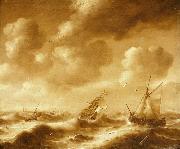 Hendrick van Anthonissen, Shipping in a Gale